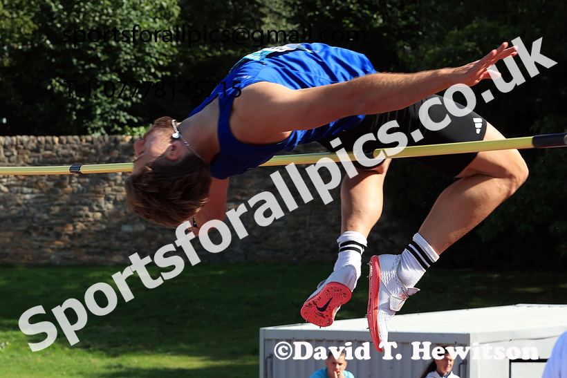 Decathlon high jump, 2025 EAP International Combined Events, Hexham, Northumberland.  Photo: David T. Hewitson/Sports for All Pics